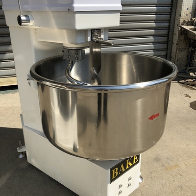 Restaurant 80L/25kg Commercial Spiral Mixer Flour Dough Mixer Eggs Powder Mixer With 2 Speeds